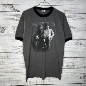 The Beatles Ringer T-Shirt Apple Corps LTD Y2K Men's M Medium Long Concert Band